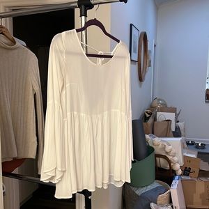 Urban Outfitters white babydoll top